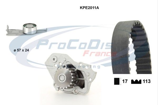 PROCODIS FRANCE Ūdenssūknis + Zobsiksnas komplekts KPE4050C